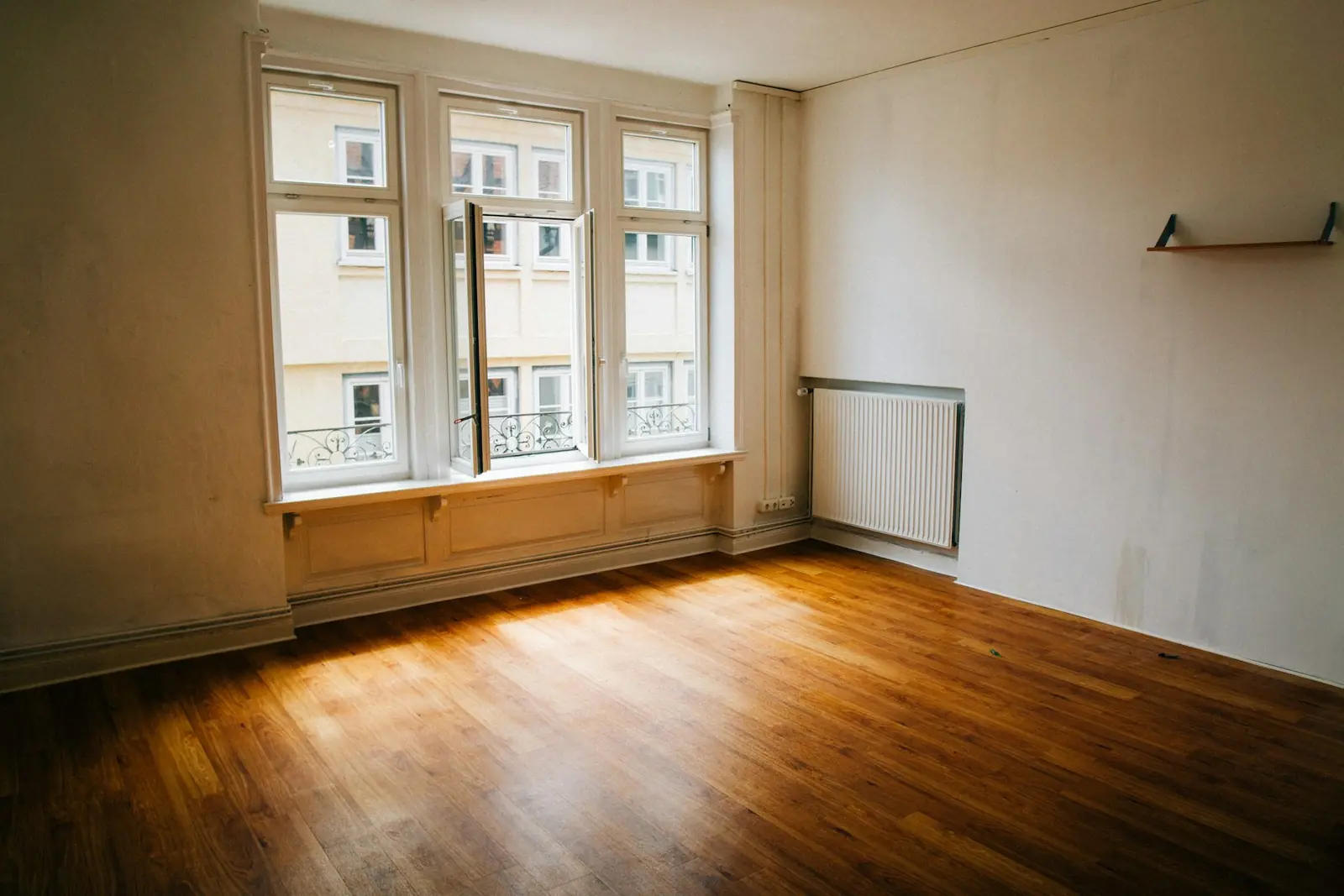 Cleared space after junk removal
